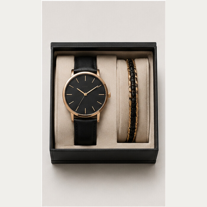 Watch and Bracelet Gift Set